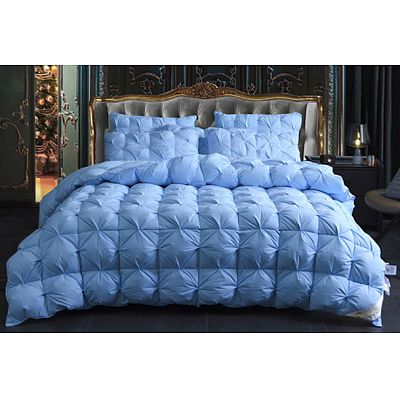 Colorful Pintuck Down Comforter/ Pleated Duvet