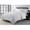 Hot sale pintuck comforter set