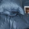 Deep Blue Jacquard Cotton King Queen Duvet Cover Sets 