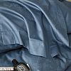 Deep Blue Jacquard Cotton King Queen Duvet Cover Sets 